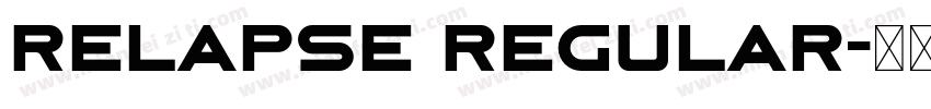 RElapse Regular字体转换
